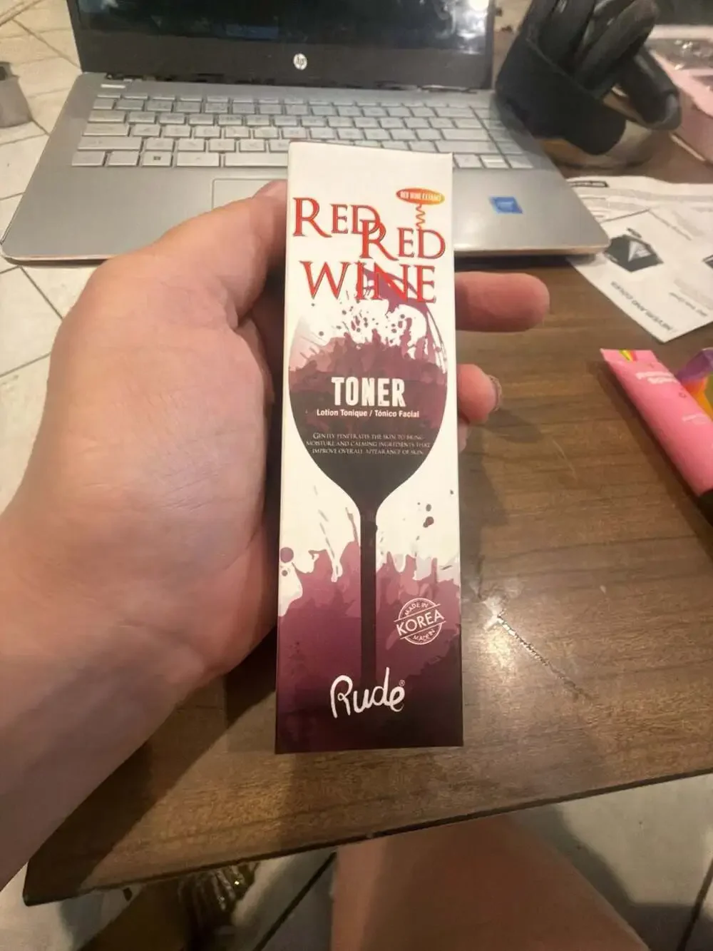 Rude Cosmetics Red Red Wine Facial Toner